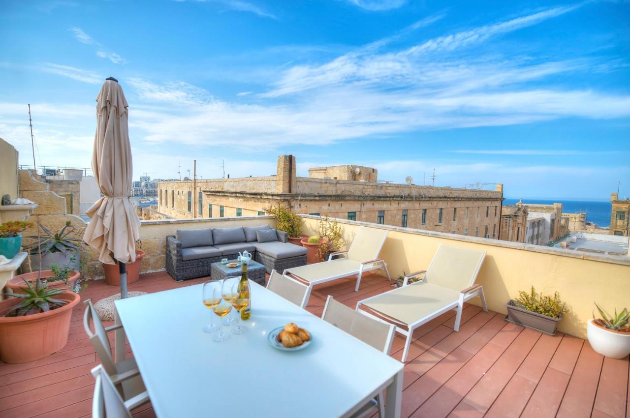 Comfy 1 Bedroom - Sun Terrace & Sea Views Gbuh1-1 Valletta Zewnętrze zdjęcie